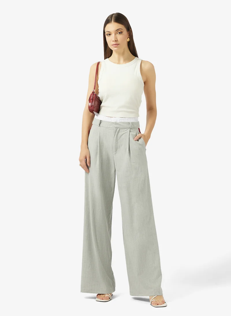 ايلا Trouser With Contrast Panel